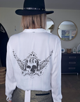 Chemise fluide skull