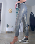 Pantalon chic doré
