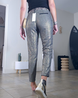 Pantalon chic doré