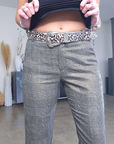 Pantalon chic doré