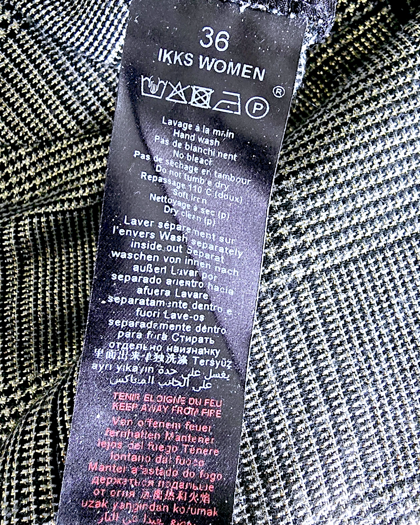 Pantalon chic doré