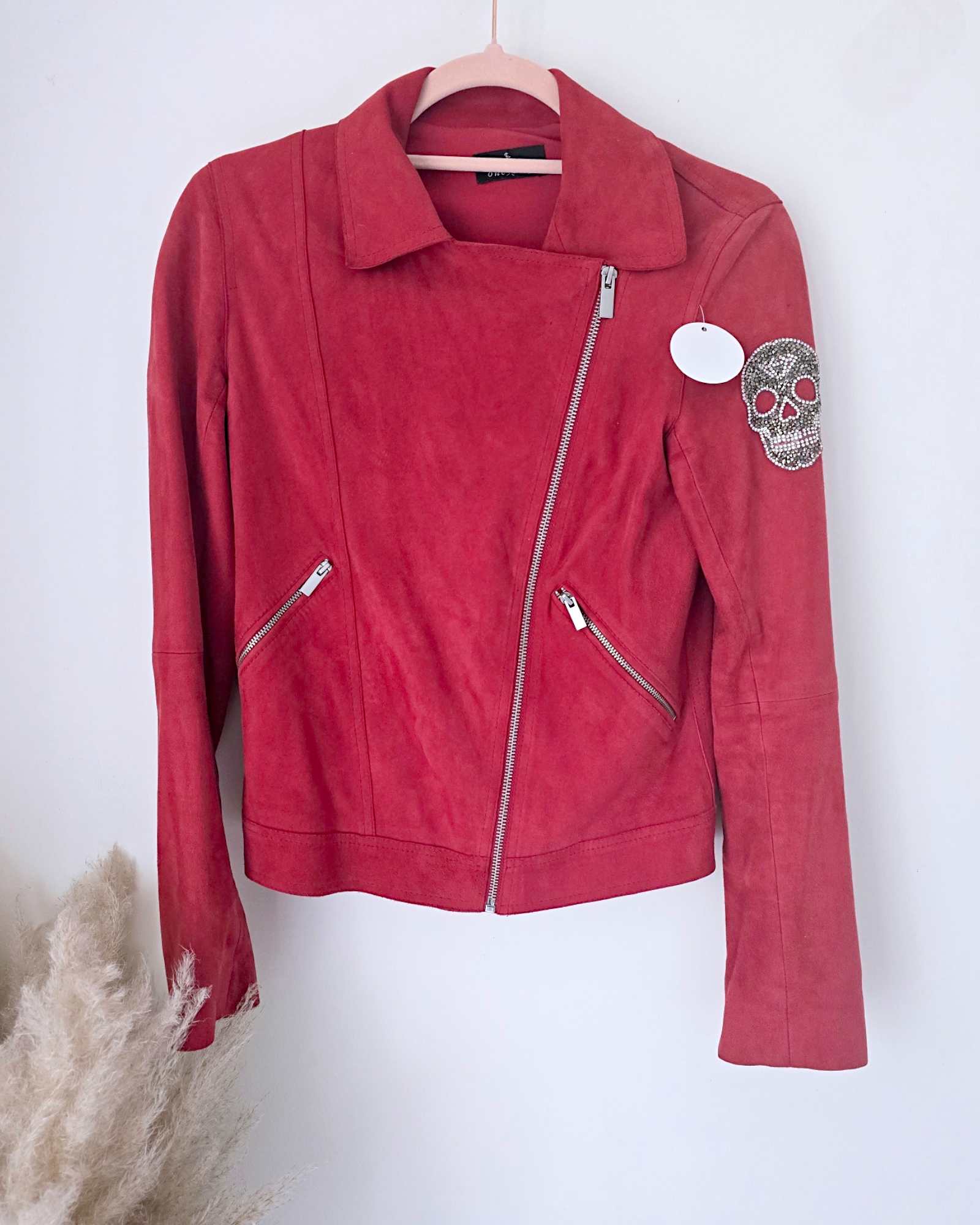 Perfecto en cuir skull