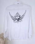 Chemise fluide skull