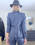 Veste bleue léo