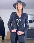 Veste rock python