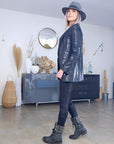Veste rock python