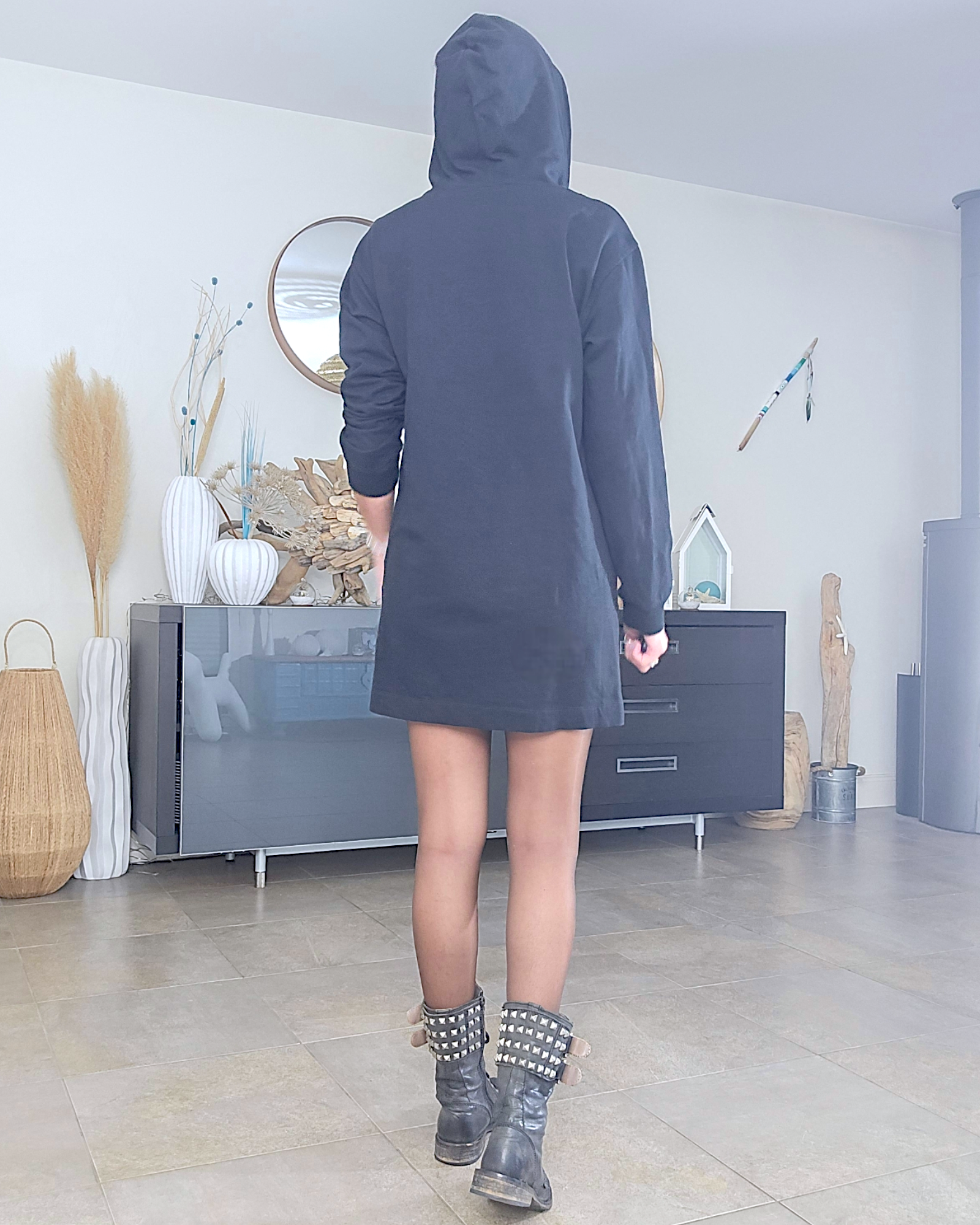 Robe sweat coeur