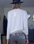 Pull blanc Amour
