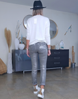 Pull blanc Amour