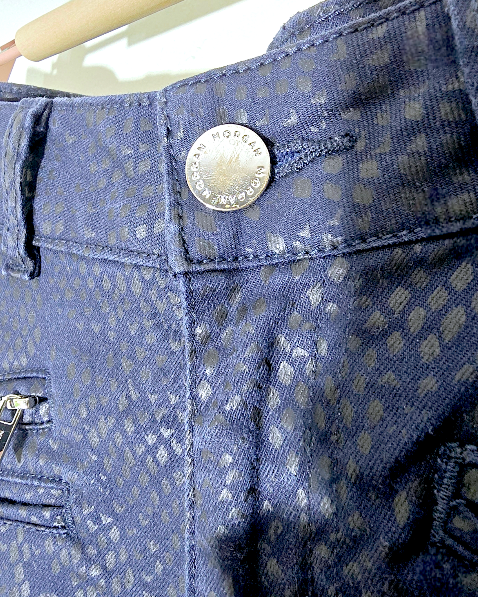 Pantalon python bleu
