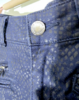 Pantalon python bleu