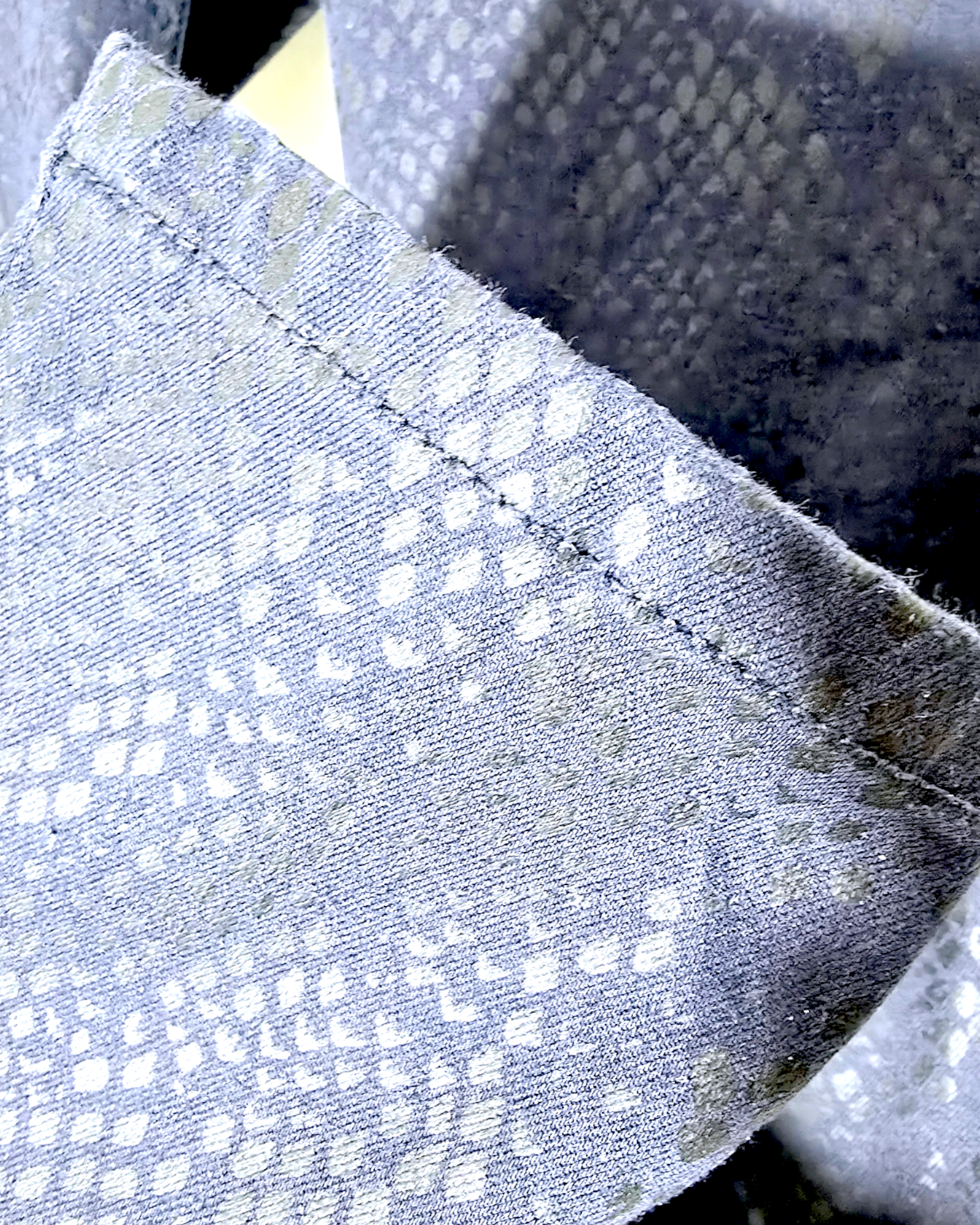 Pantalon python bleu