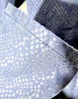 Pantalon python bleu