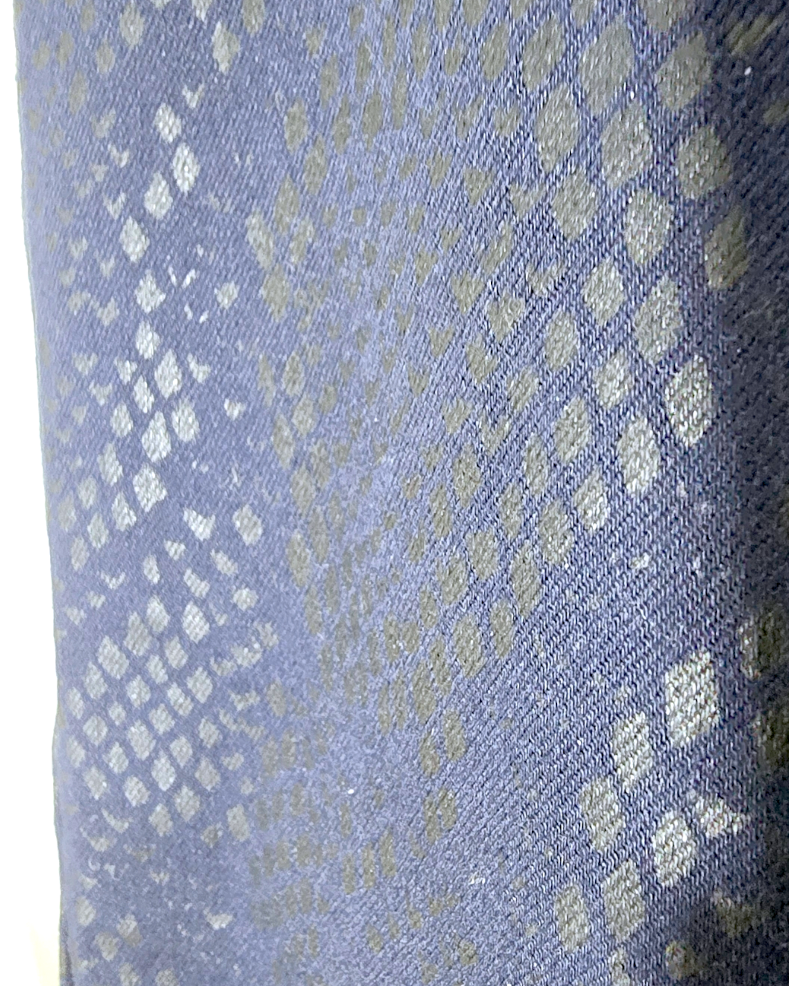 Pantalon python bleu