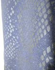 Pantalon python bleu