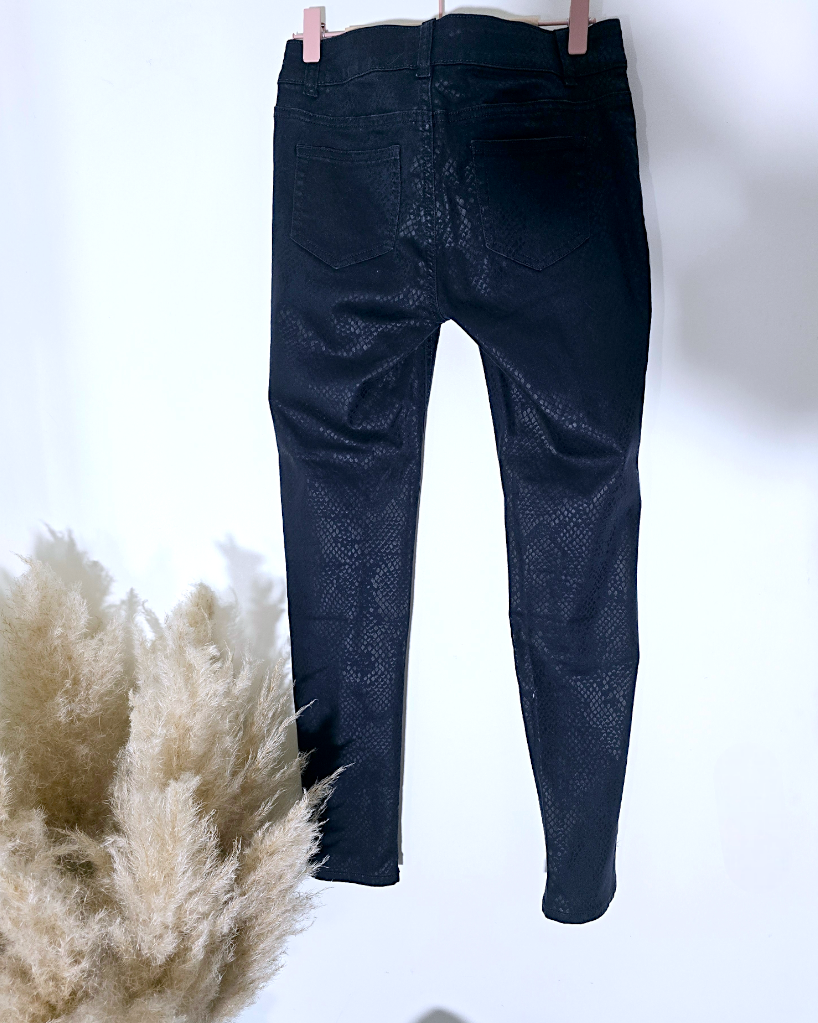 Pantalon python bleu