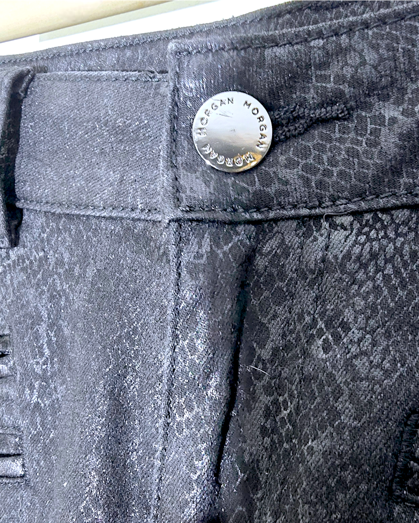 Pantalon noir python