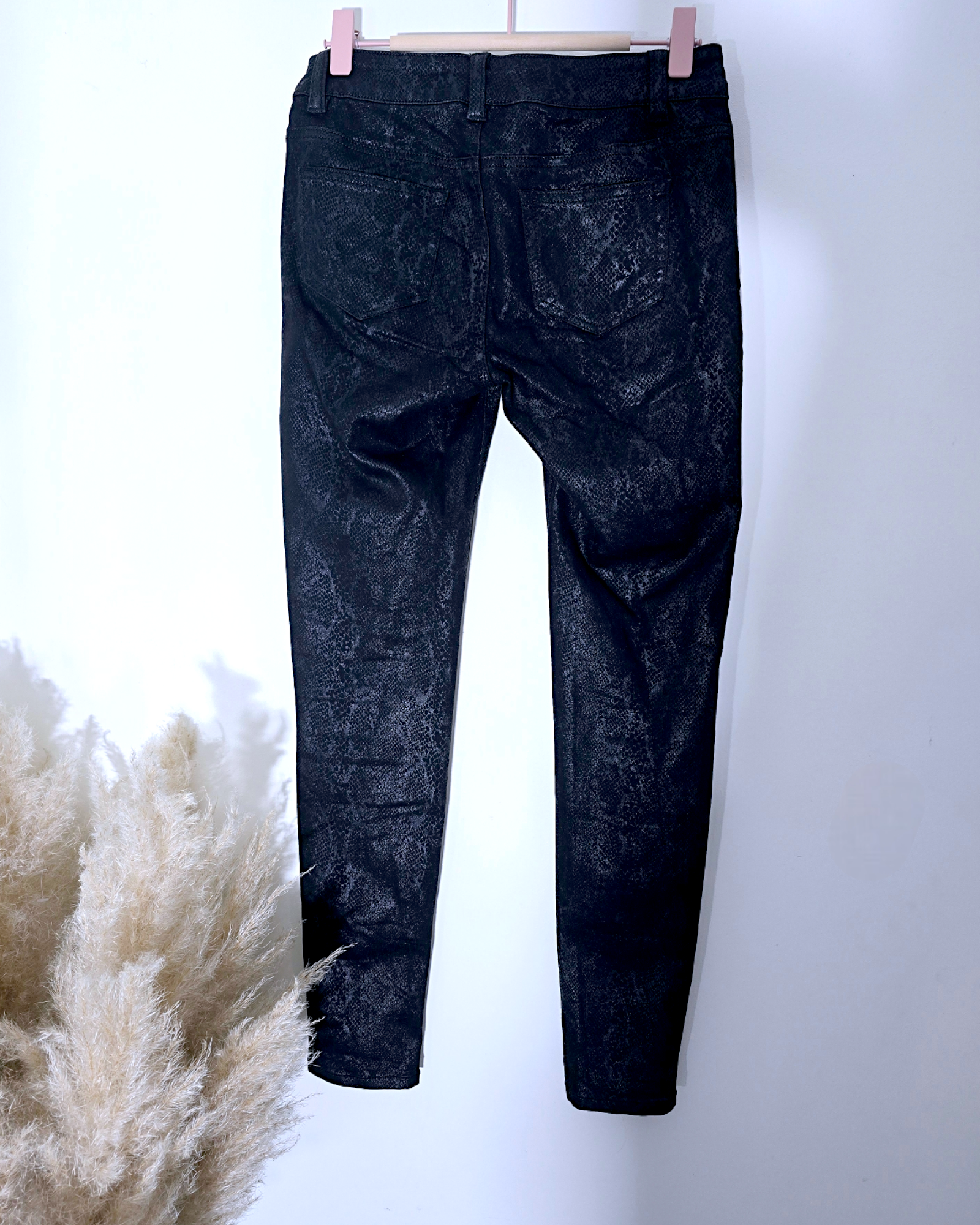 Pantalon noir python