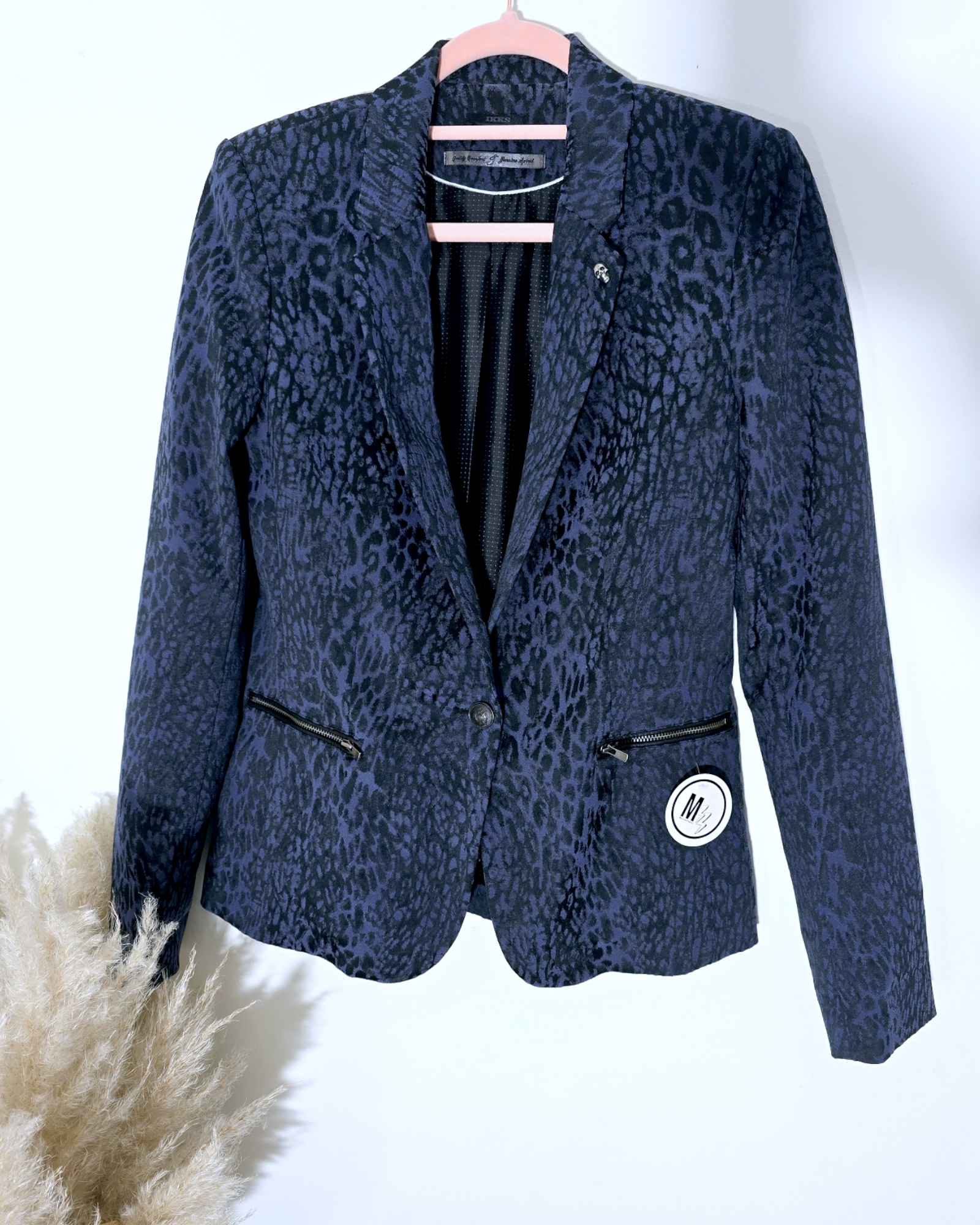 Veste bleue léo
