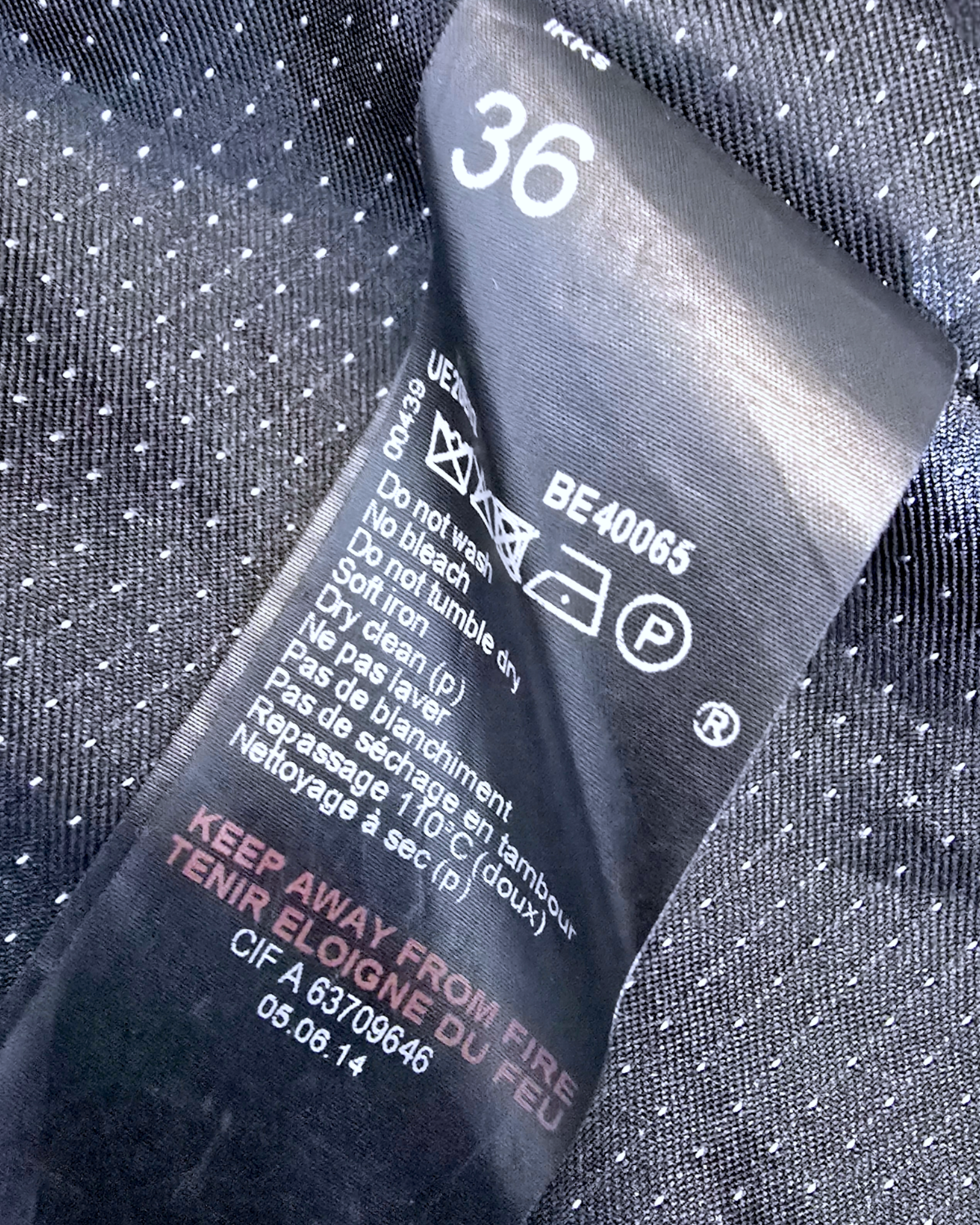 Veste bleue léo