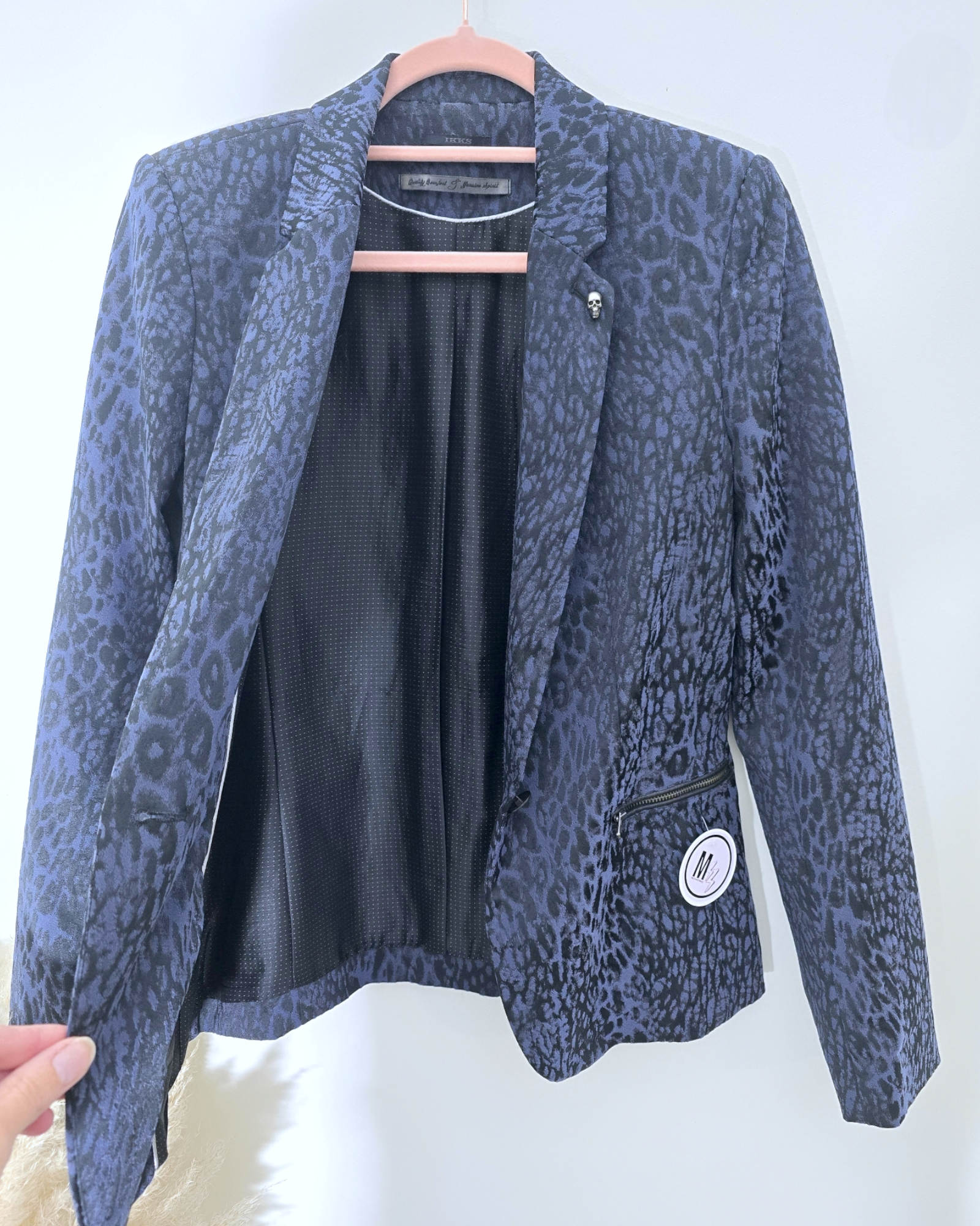 Veste bleue léo
