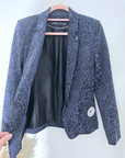 Veste bleue léo