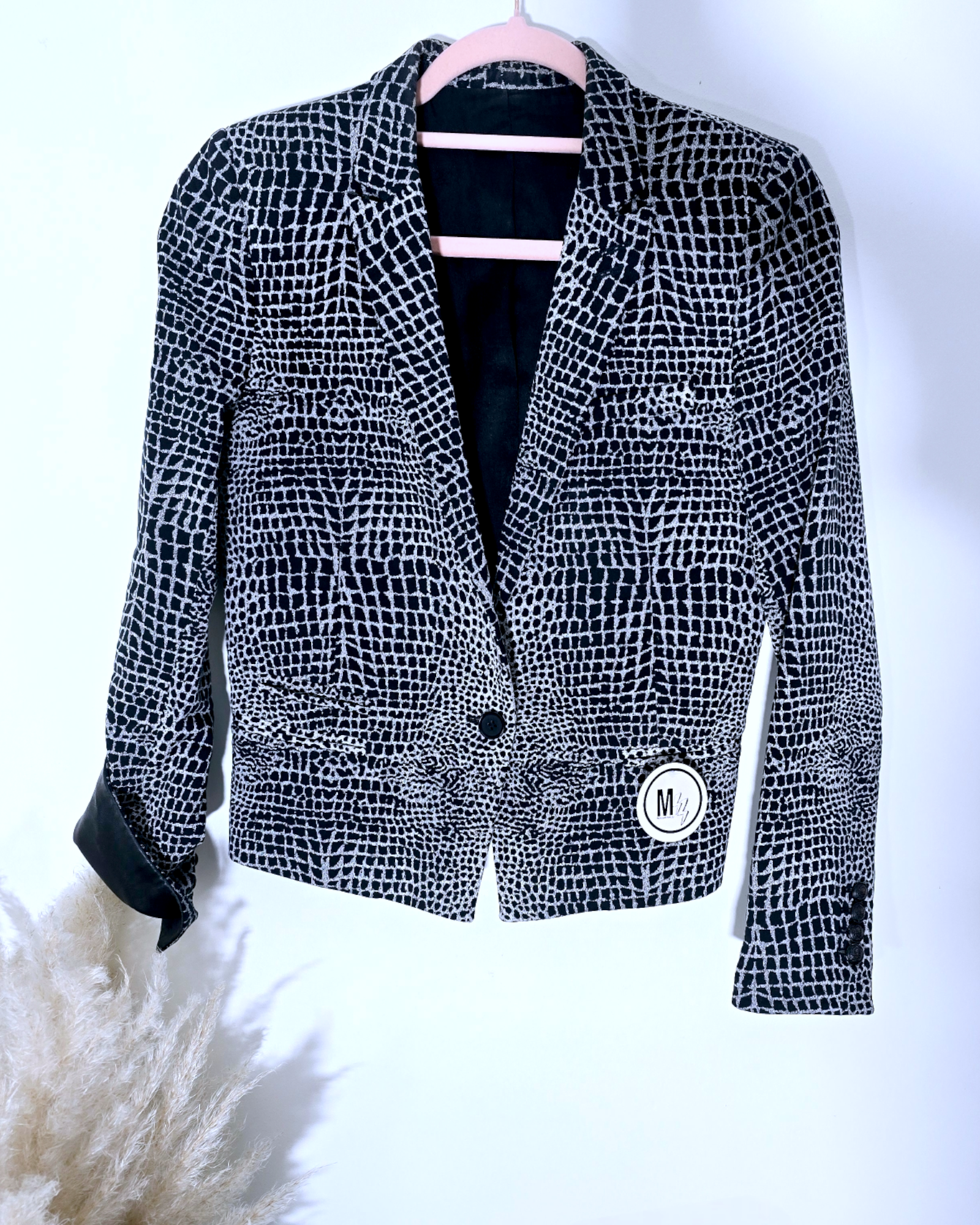Veste chic en cuir