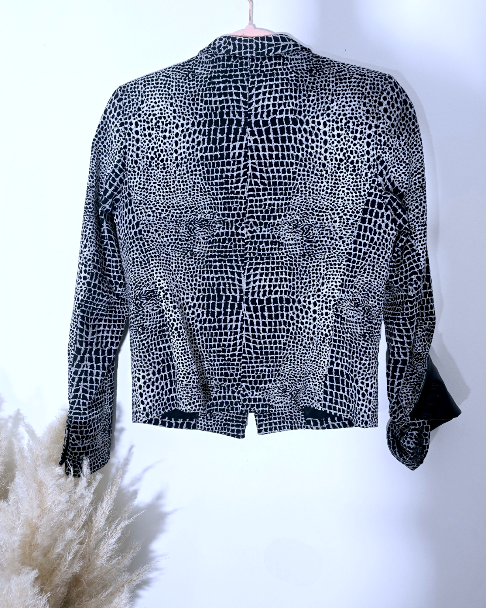 Veste chic en cuir