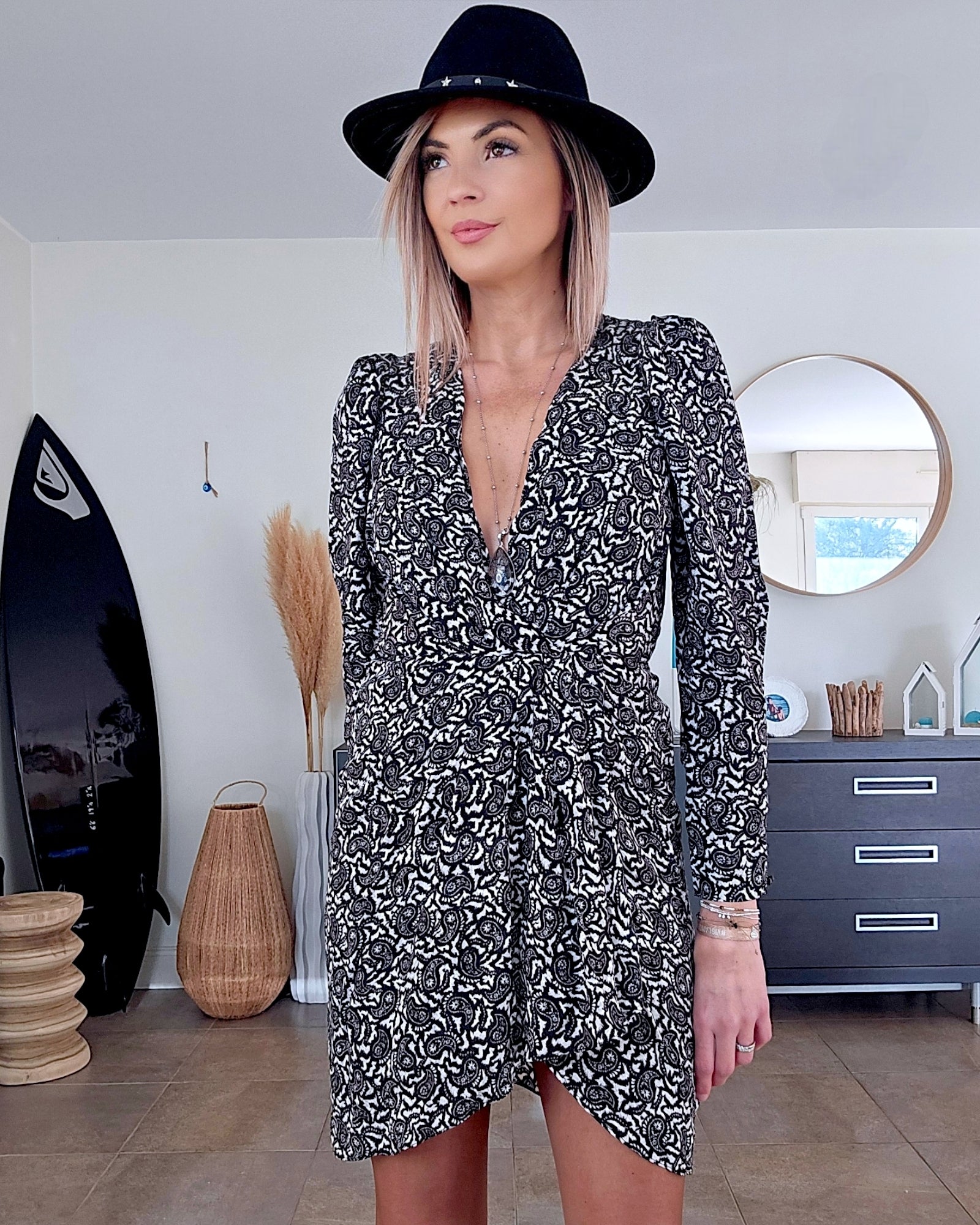 Robe dos ouvert