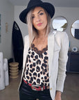 Veste skull irisée