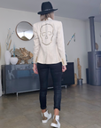 Veste skull irisée