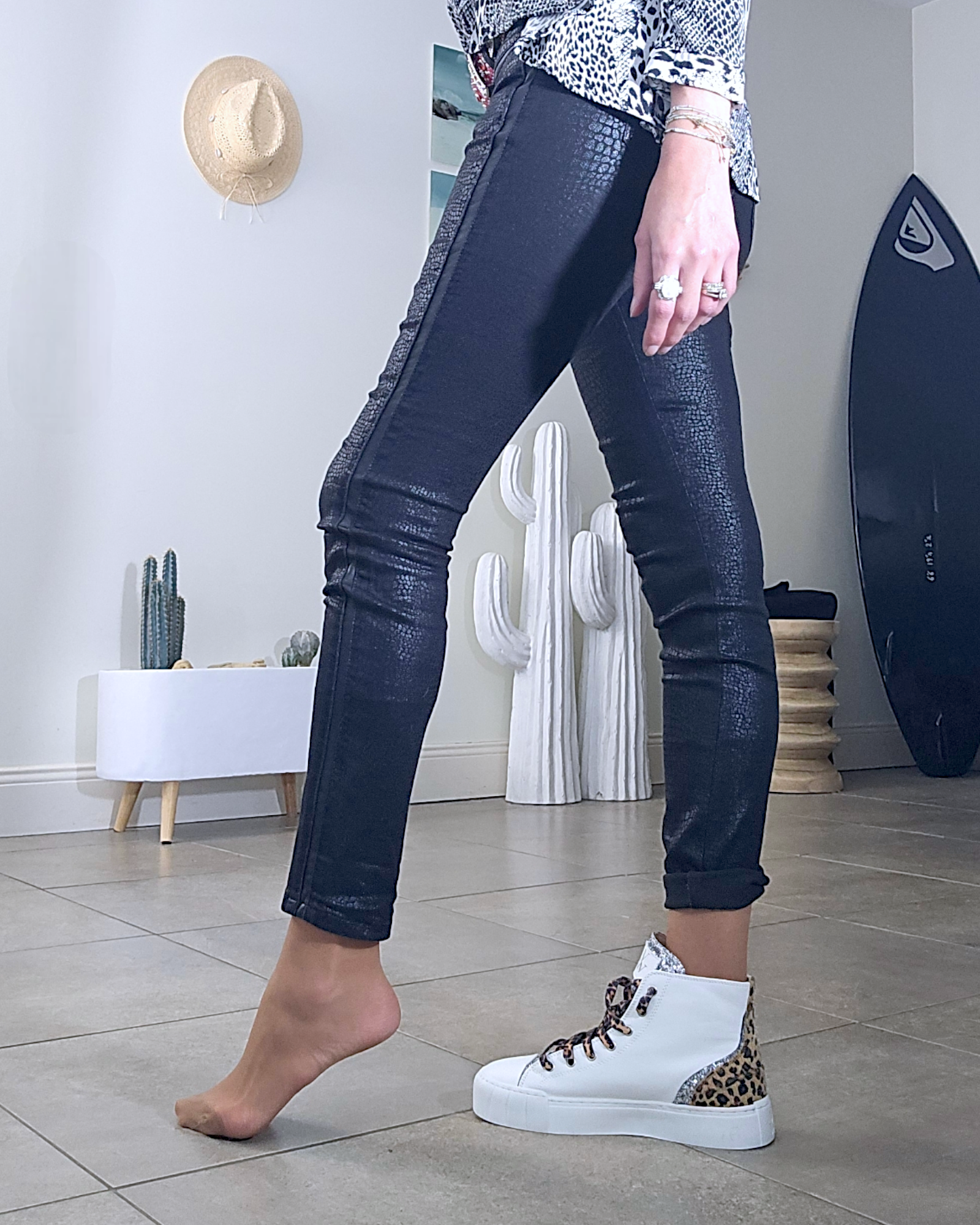 Pantalon black python