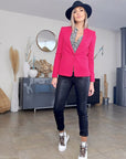 Veste red framboise