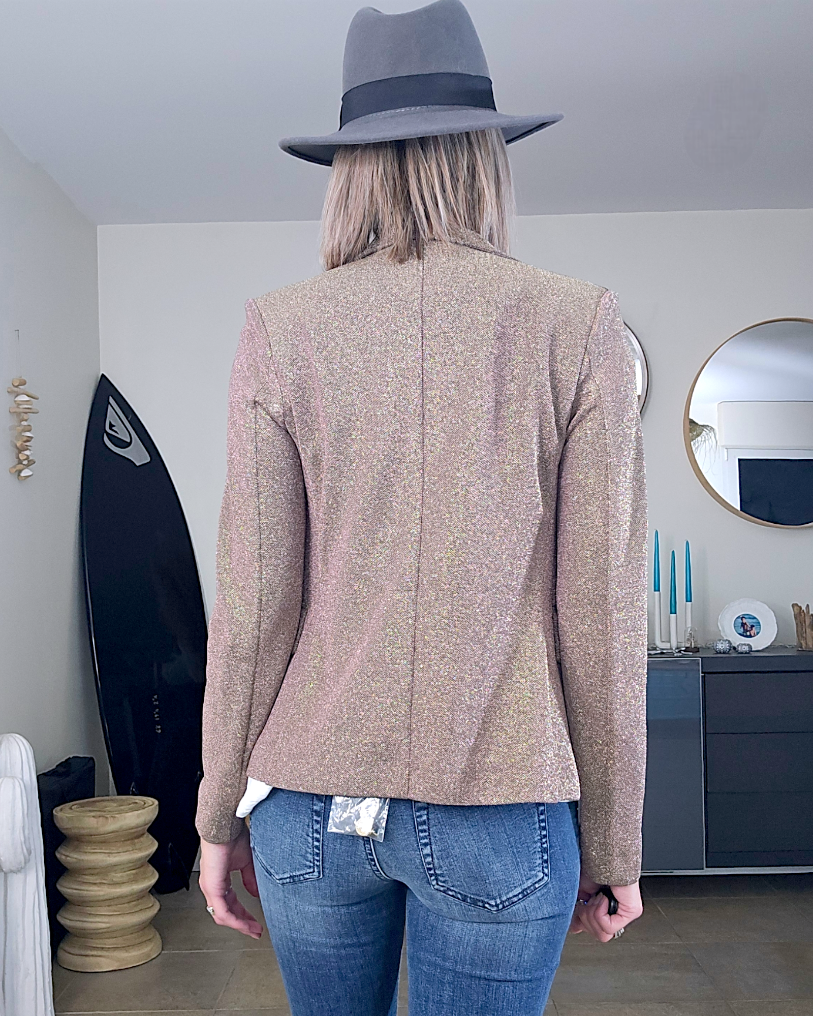 Veste pailletée