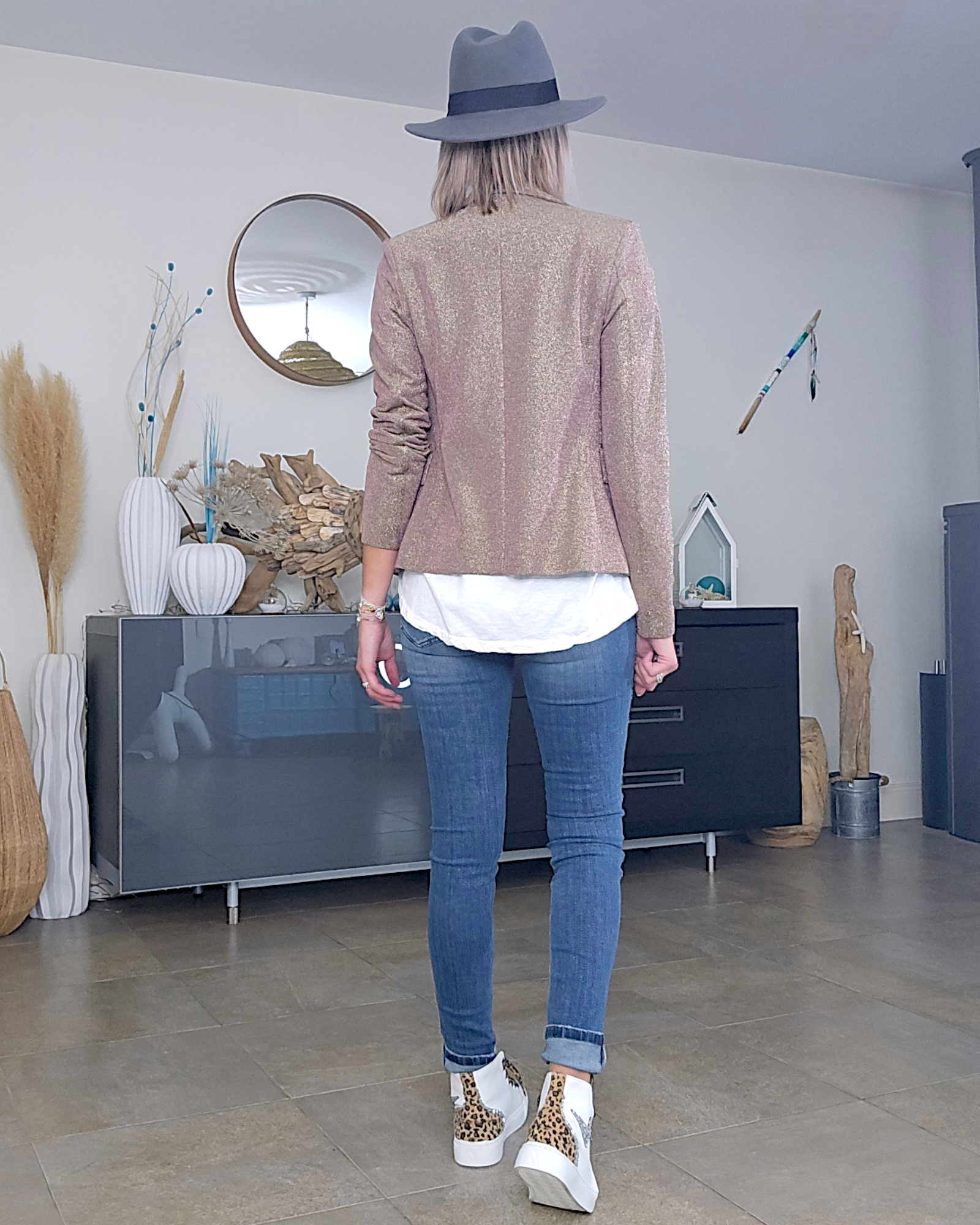 Veste pailletée