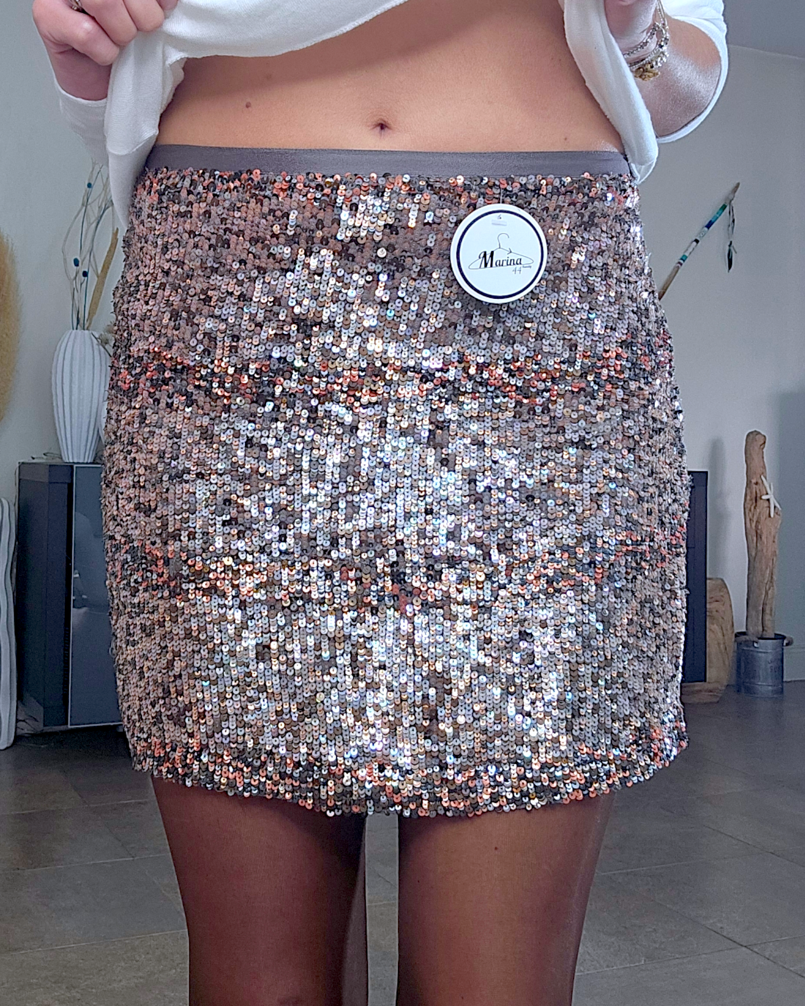 Jupe à sequins