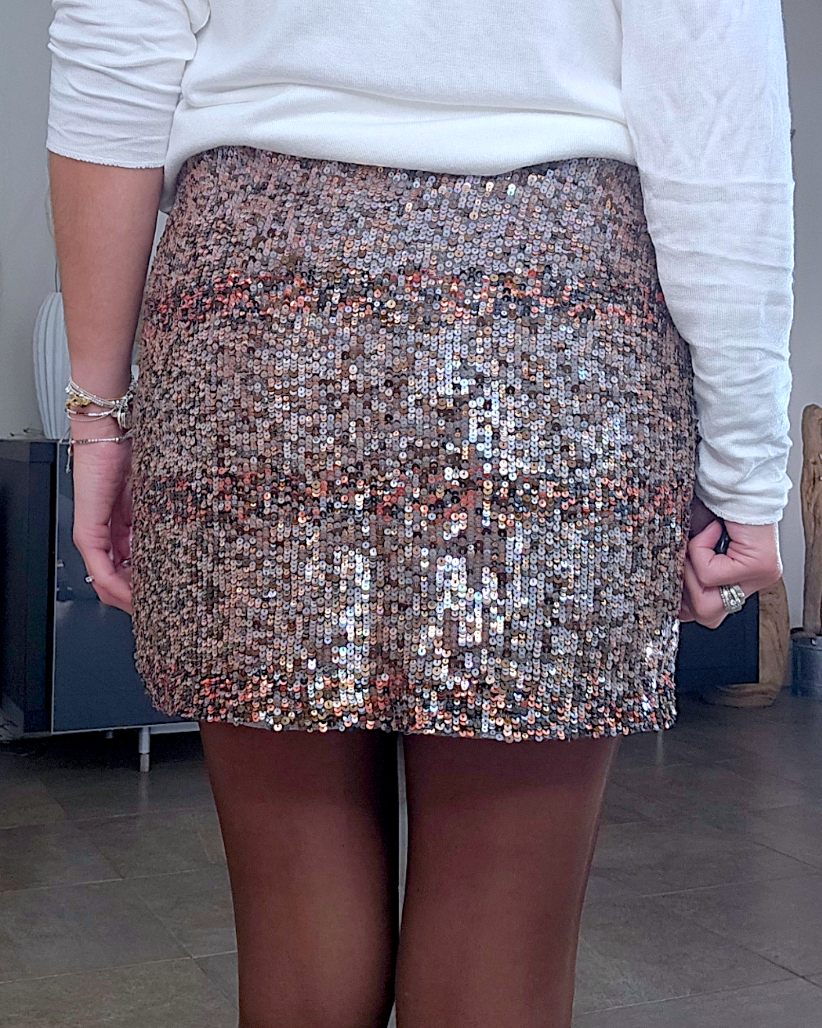 Jupe à sequins