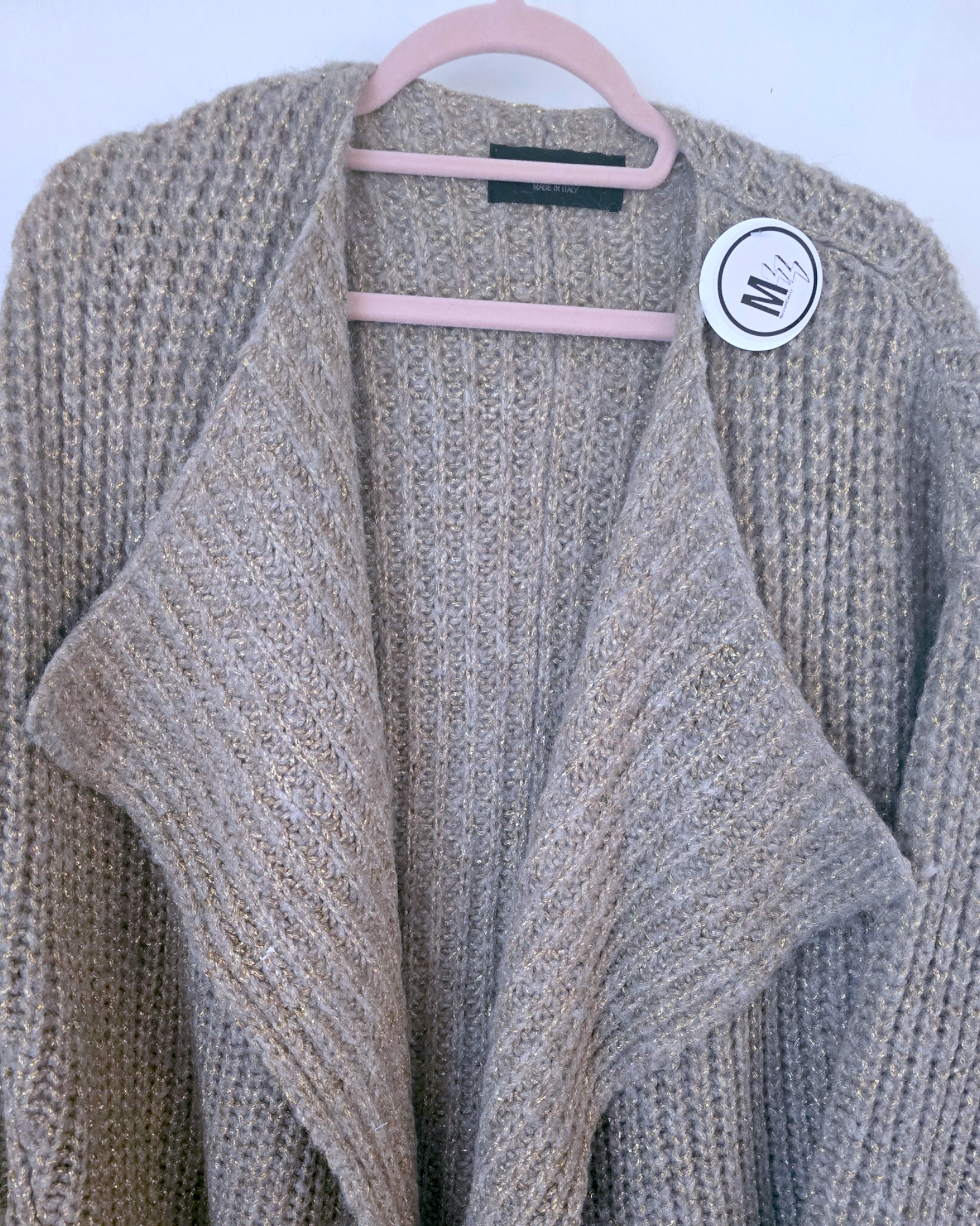 Gilet doux dorés