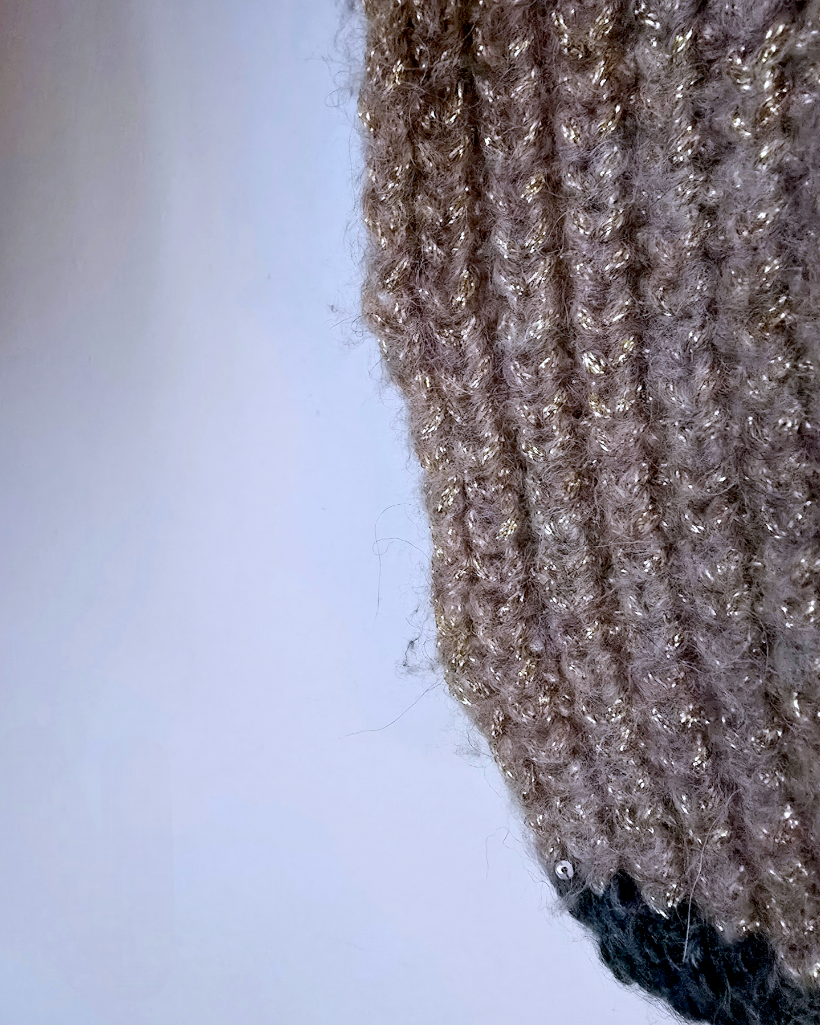 Gilet doux dorés