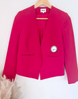 Veste red sans col