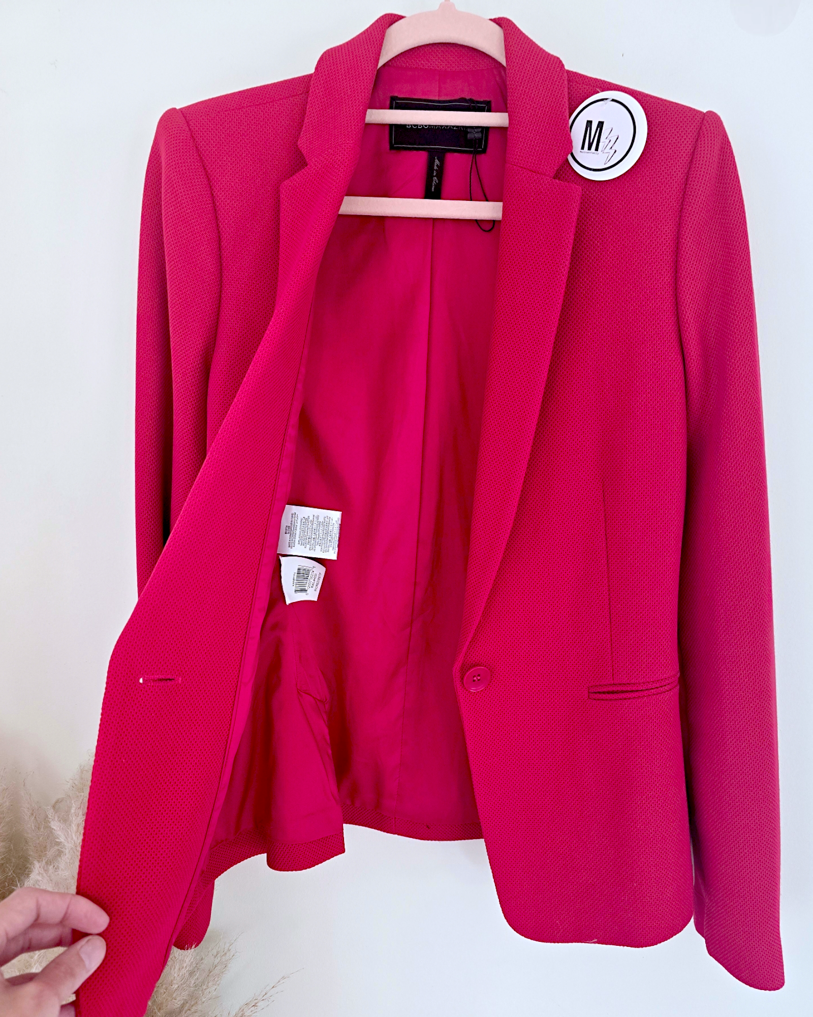 Veste red framboise