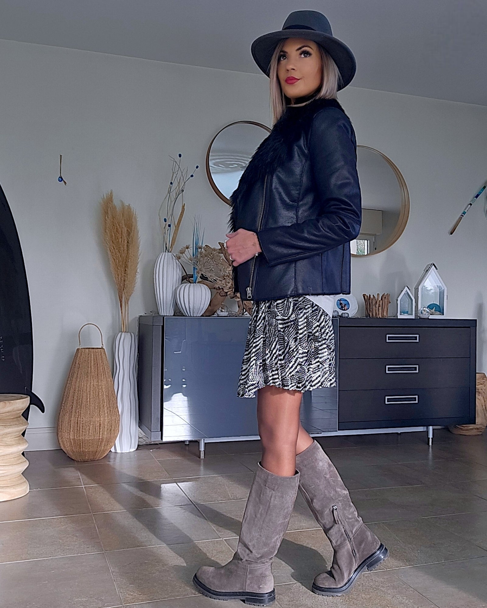 Manteau fausse fourrure