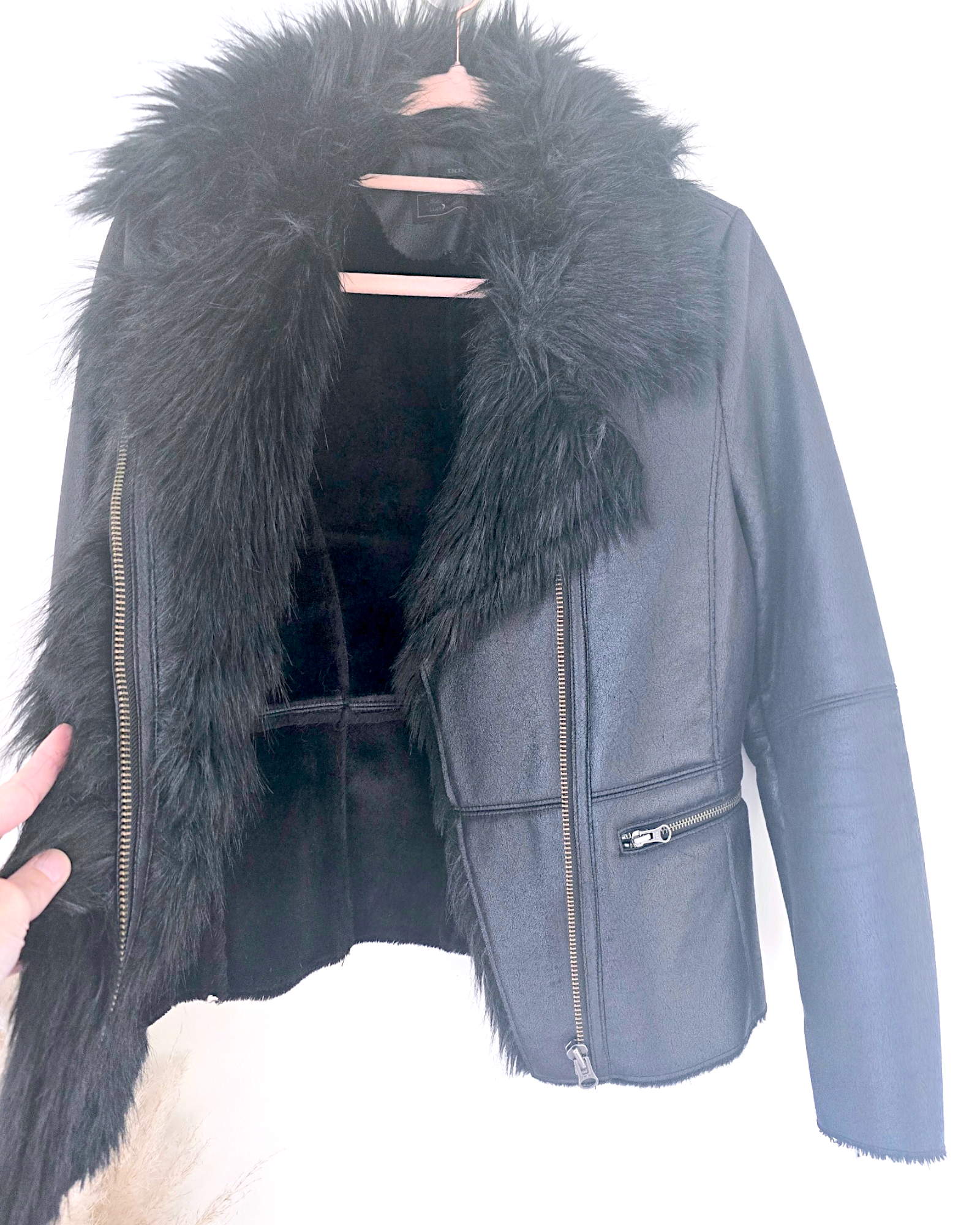 Manteau fausse fourrure