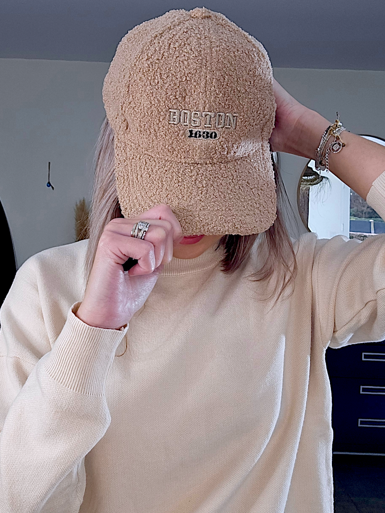 Casquette bouclette