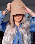 Casquette bouclette
