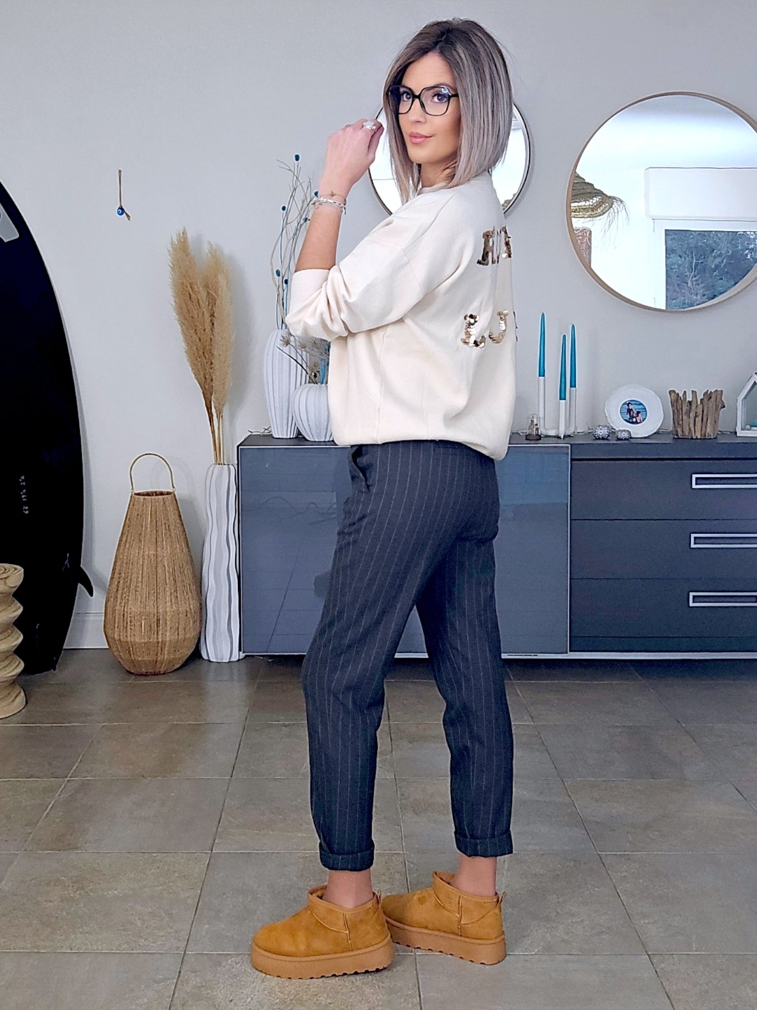 Pantalon jogg chic