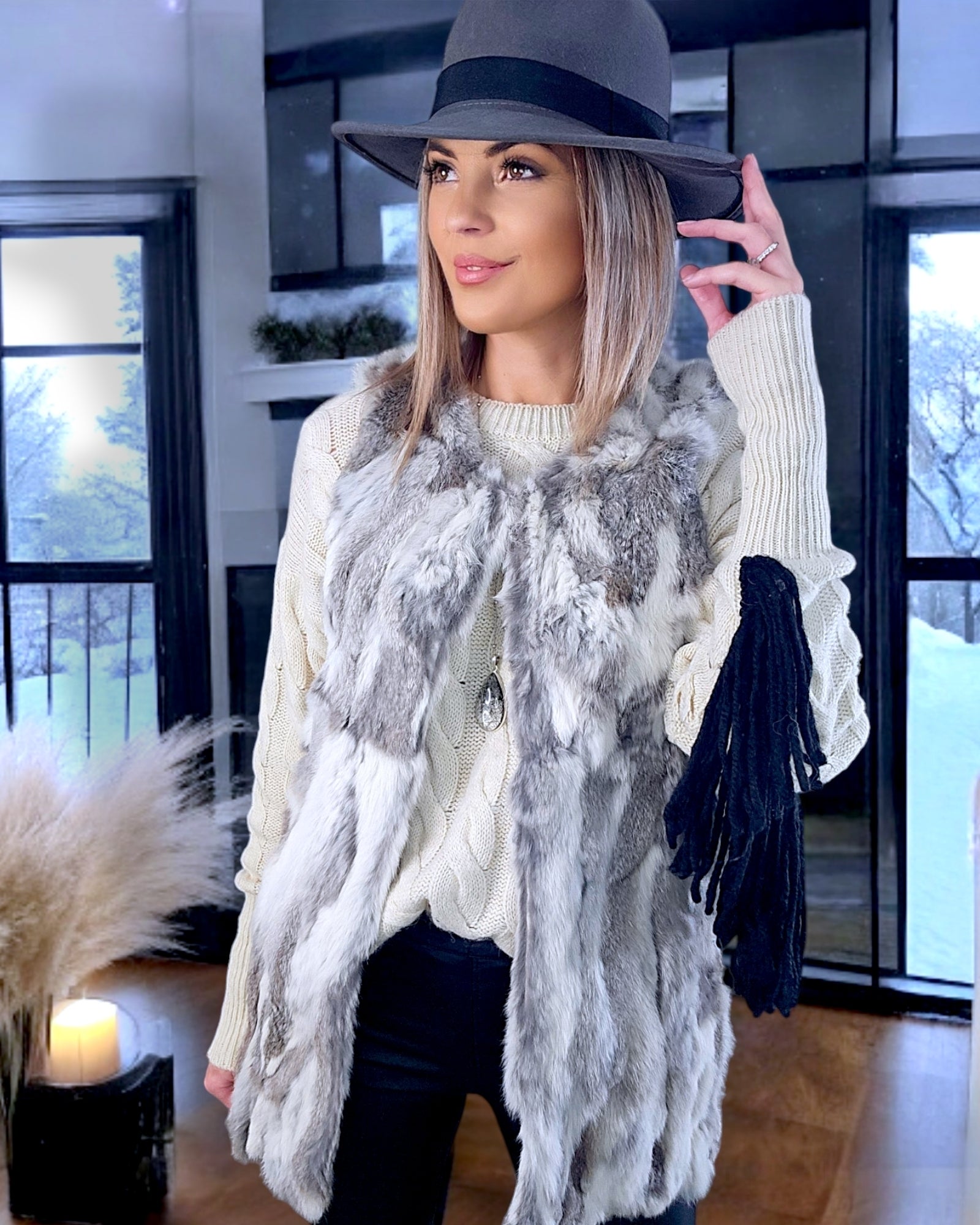 Pull à franges