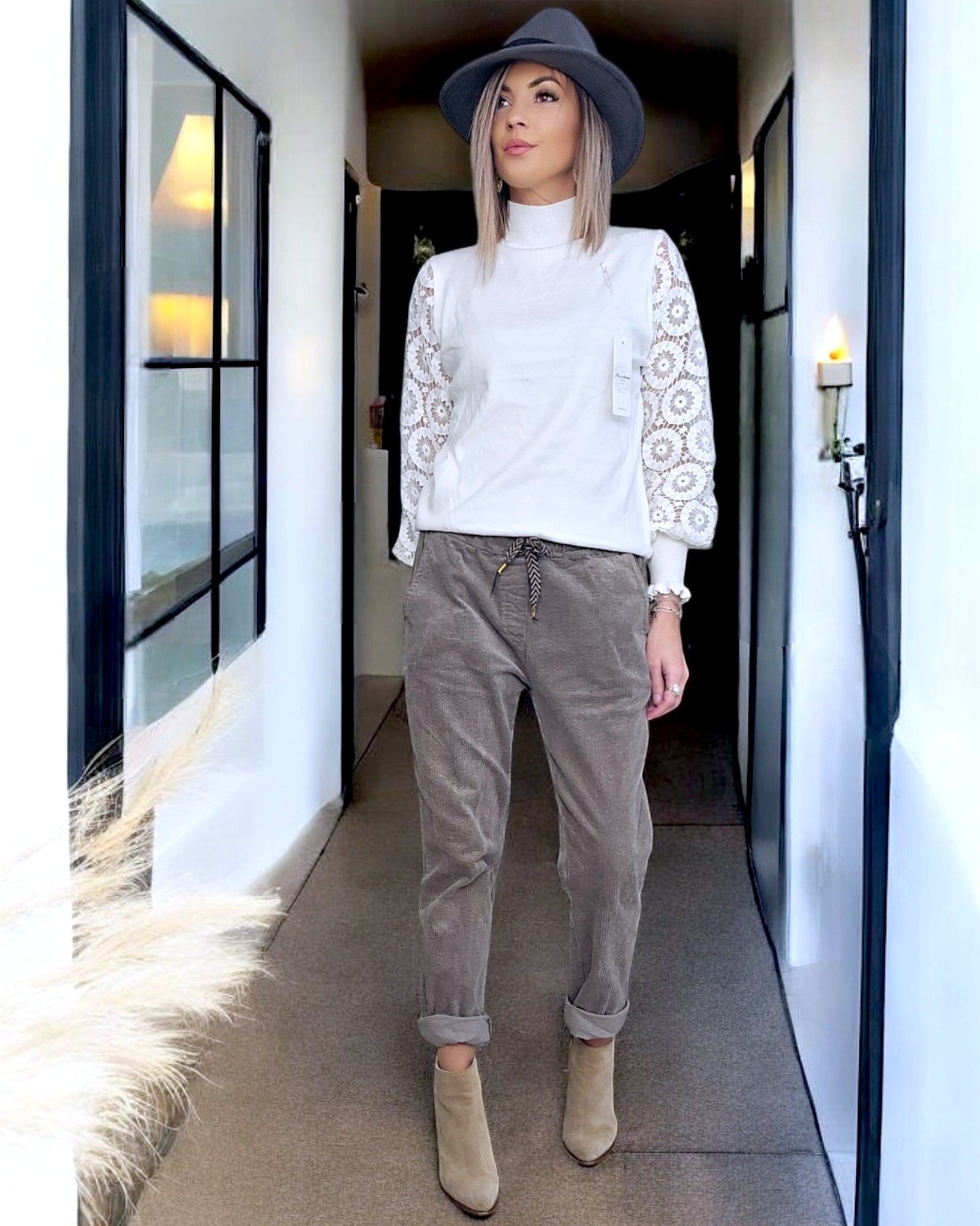 Pull chic col cheminé