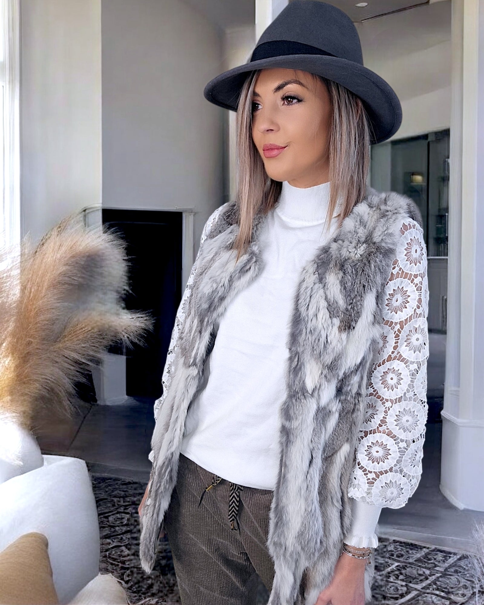 Pull chic col cheminé