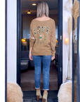 Cardigan long esprit militaire